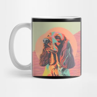 Irish Setter in 80's Mug